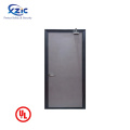 Galvanized steel door 1.2 mm thickness steel fire door panel with door frame